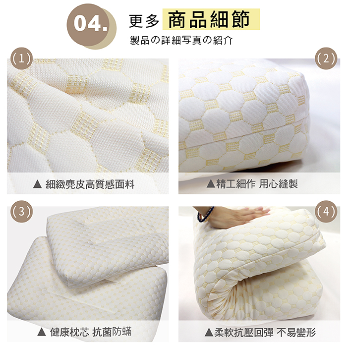 【Victoria】日式透氣顆粒乳膠枕(1顆)